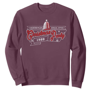 Nakatomi Plaza Christmas Party 1988 Sweatshirt TS09 Maroon Print Your Wear