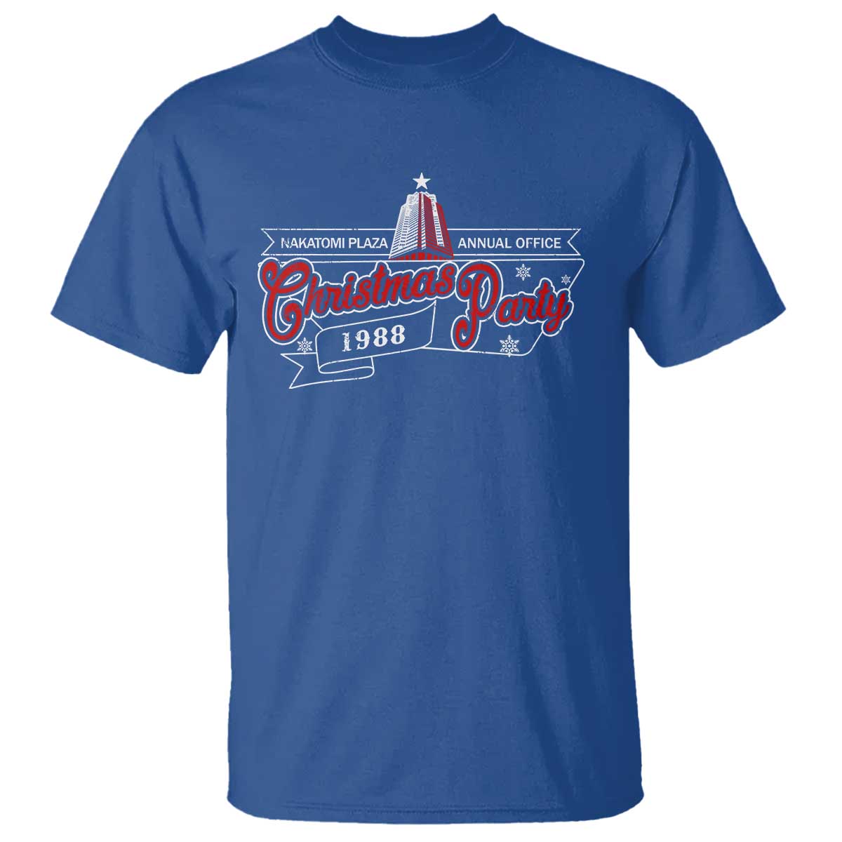 Nakatomi Plaza Christmas Party 1988 T Shirt TS09 Royal Blue Print Your Wear
