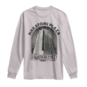 Nakatomi Plaza Long Sleeve Shirt Christmas Party 1988 Retro TS09 Ice Gray Print Your Wear