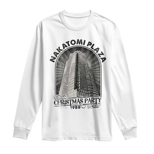 Nakatomi Plaza Long Sleeve Shirt Christmas Party 1988 Retro TS09 White Print Your Wear