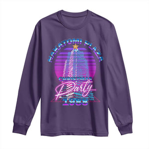 Nakatomi Plaza Christmas Party 1988 Vaporwave Long Sleeve Shirt TS09 Purple Print Your Wear