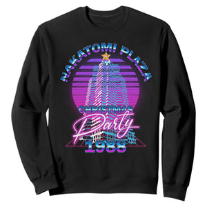 Nakatomi Plaza Christmas Party 1988 Vaporwave Sweatshirt TS09 Black Print Your Wear