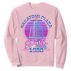 Nakatomi Plaza Christmas Party 1988 Vaporwave Sweatshirt TS09 Light Pink Print Your Wear