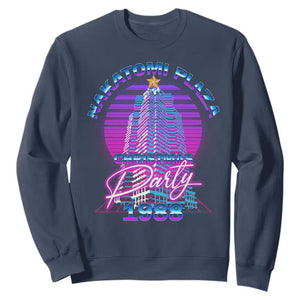 Nakatomi Plaza Christmas Party 1988 Vaporwave Sweatshirt TS09 Navy Print Your Wear