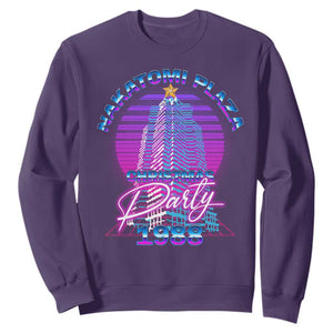 Nakatomi Plaza Christmas Party 1988 Vaporwave Sweatshirt TS09 Purple Print Your Wear