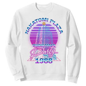 Nakatomi Plaza Christmas Party 1988 Vaporwave Sweatshirt TS09 White Print Your Wear