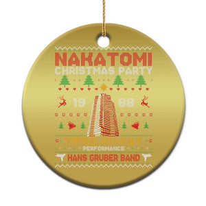 Christmas Nakatomi Christmas Ornament Yipee Ki-Yay Performance Hans Grubrer Band TS09 Print Your Wear