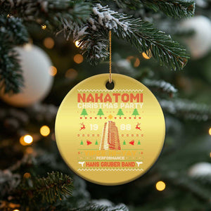 Christmas Nakatomi Christmas Ornament Yipee Ki-Yay Performance Hans Grubrer Band TS09 Print Your Wear