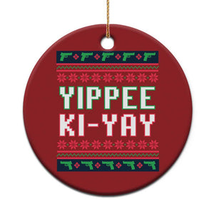 Funny Christmas Nakatomi Plaza Yipee Ki-Yay Christmas Ornament TS09 Print Your Wear