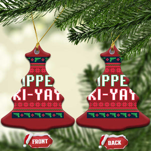 Funny Christmas Nakatomi Plaza Yipee Ki-Yay Christmas Ornament TS09 Christmas Tree Red Print Your Wear