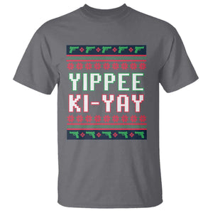 Funny Christmas Nakatomi Plaza Yipee Ki-Yay T Shirt TS09 Charcoal Print Your Wear