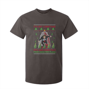 Xmas Nakatomi Plaza T Shirt For Kid It's Not Christmas Until Hans Gruber Falls TS09 Dark Chocolate Print Your Wear