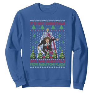 Xmas Nakatomi Plaza Sweatshirt It's Not Christmas Until Hans Gruber Falls TS09 Royal Blue Print Your Wear