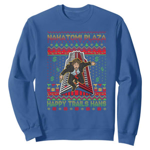 Christmas Nakatomi Plaza 1988 Sweatshirt Happy Trails Hans TS09 Royal Blue Print Your Wear