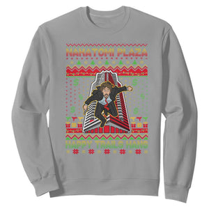 Christmas Nakatomi Plaza 1988 Sweatshirt Happy Trails Hans TS09 Sport Gray Print Your Wear