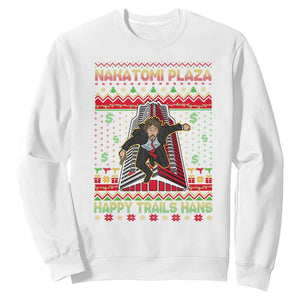 Christmas Nakatomi Plaza 1988 Sweatshirt Happy Trails Hans TS09 White Print Your Wear