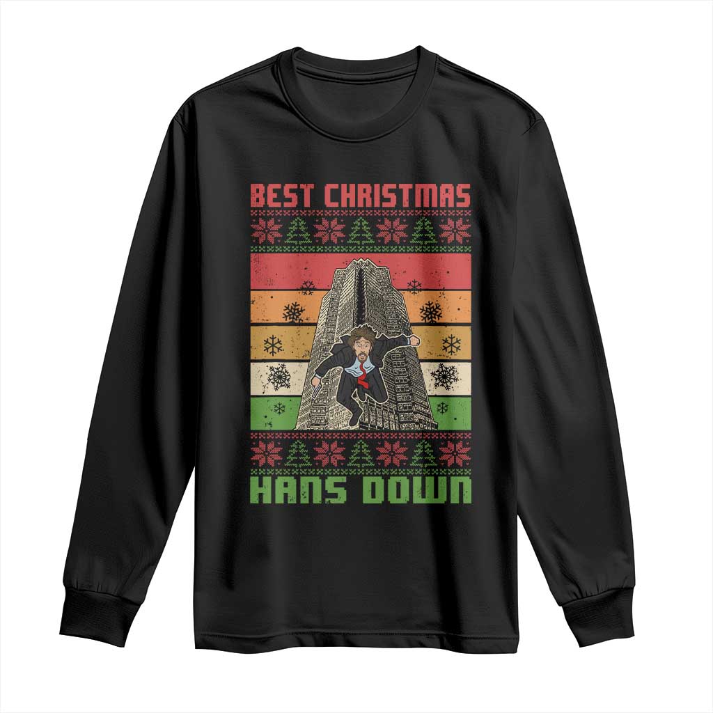 Best Christmas Hans Down Nakatomi 1988 Long Sleeve Shirt TS09 Black Print Your Wear