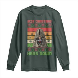 Best Christmas Hans Down Nakatomi 1988 Long Sleeve Shirt TS09 Dark Forest Green Print Your Wear