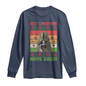 Best Christmas Hans Down Nakatomi 1988 Long Sleeve Shirt TS09 Navy Print Your Wear