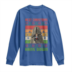 Best Christmas Hans Down Nakatomi 1988 Long Sleeve Shirt TS09 Royal Blue Print Your Wear