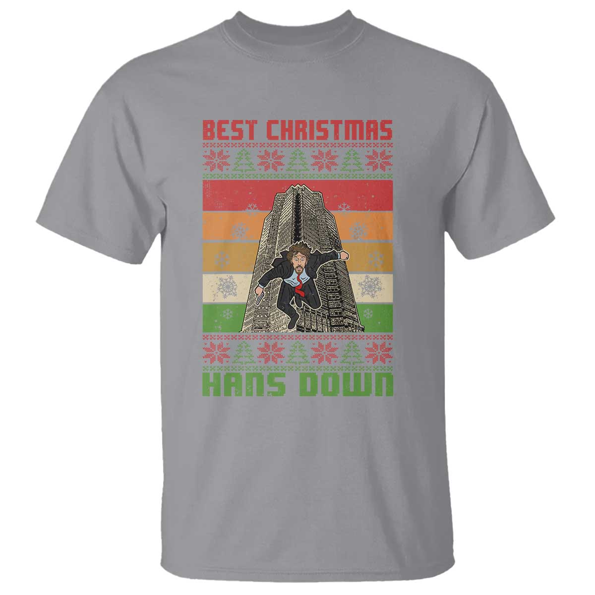 Best Christmas Hans Down Nakatomi 1988 T Shirt TS09 Sport Gray Print Your Wear