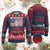 Trump 2024 Ugly Christmas Sweater Dont Be The Garbage Can For The World Take The Trash Out TS09 Burgundy Print Your Wear