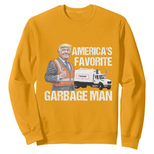 Trump 2024 Sweatshirt America's Favorite Garbage Man TS09 Gold Print Your Wear