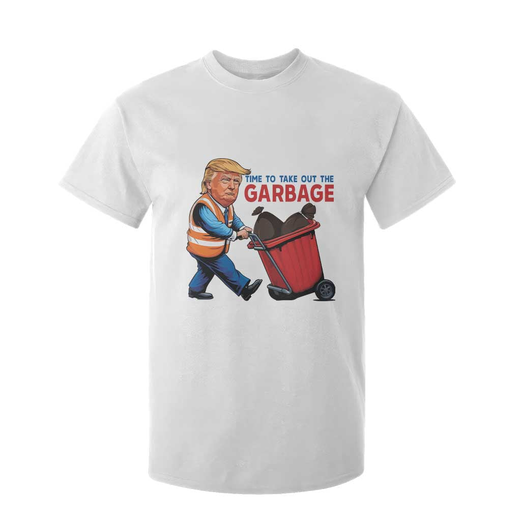 Trump 2024 T Shirt For Kid Time To Take Out The Garbage TS09 White Print Your Wear