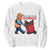 Trump 2024 Sweatshirt Time To Take Out The Garbage TS09 White Print Your Wear