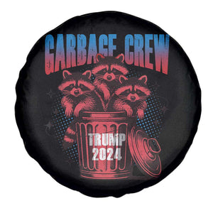 Trump 2024 Spare Tire Cover Garbage Crew Raccoon Trump Supporters TS09 Print Your Wear