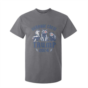 Trump 2024 T Shirt For Kid Garbage Crew Team Trash Raccoon Opossum Rat TS09 Charcoal Print Your Wear