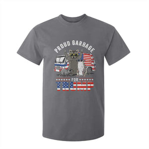 Trump 2024 T Shirt For Kid Proud Garbage For Trump Team Trash TS09 Charcoal Print Your Wear