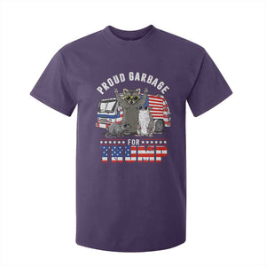 Trump 2024 T Shirt For Kid Proud Garbage For Trump Team Trash TS09 Purple Print Your Wear