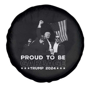 Trump 2024 Spare Tire Cover Proud To Be Garbage TS09 Print Your Wear