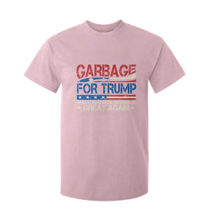 Trump 2024 T Shirt For Kid Garbage For Trump Make America Garbage Great Again TS09 Light Pink Print Your Wear