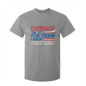 Trump 2024 T Shirt For Kid Garbage For Trump Make America Garbage Great Again TS09 Sport Gray Print Your Wear