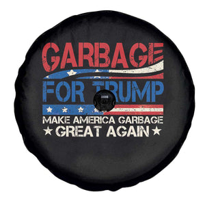 Trump 2024 Spare Tire Cover Garbage For Trump Make America Garbage Great Again TS09 Print Your Wear