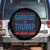 Trump 2024 Spare Tire Cover Garbage For Trump Take America Back TS09 No hole Black Print Your Wear