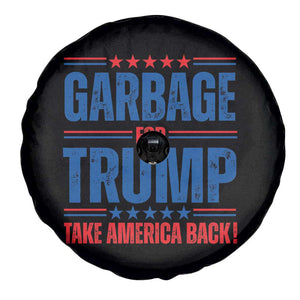 Trump 2024 Spare Tire Cover Garbage For Trump Take America Back TS09 Print Your Wear