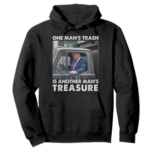 Trump Garbage Truck 2024 Hoodie One Man's Trash Is Another Man's Treasure TS09 Black Print Your Wear