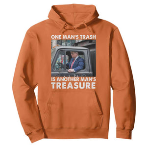 Trump Garbage Truck 2024 Hoodie One Man's Trash Is Another Man's Treasure TS09 Orange Print Your Wear