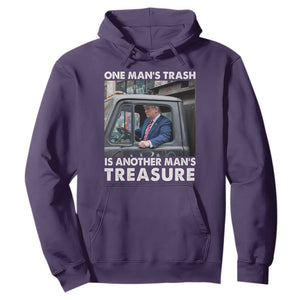 Trump Garbage Truck 2024 Hoodie One Man's Trash Is Another Man's Treasure TS09 Purple Print Your Wear