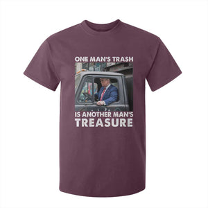 Trump Garbage Truck 2024 T Shirt For Kid One Man's Trash Is Another Man's Treasure TS09 Maroon Print Your Wear