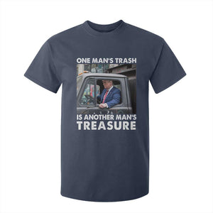 Trump Garbage Truck 2024 T Shirt For Kid One Man's Trash Is Another Man's Treasure TS09 Navy Print Your Wear