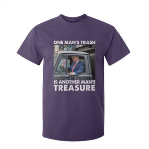 Trump Garbage Truck 2024 T Shirt For Kid One Man's Trash Is Another Man's Treasure TS09 Purple Print Your Wear