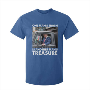 Trump Garbage Truck 2024 T Shirt For Kid One Man's Trash Is Another Man's Treasure TS09 Royal Blue Print Your Wear