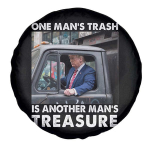 Trump Garbage Truck 2024 Spare Tire Cover One Man's Trash Is Another Man's Treasure TS09 Print Your Wear