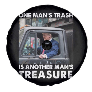 Trump Garbage Truck 2024 Spare Tire Cover One Man's Trash Is Another Man's Treasure TS09 Print Your Wear