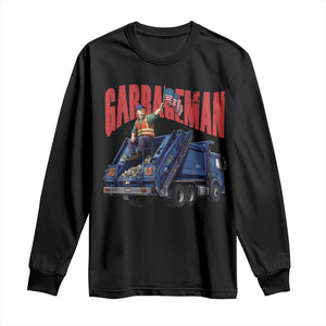 Garbageman Trump Garbage Truck 2024 Long Sleeve Shirt TS09 Black Print Your Wear