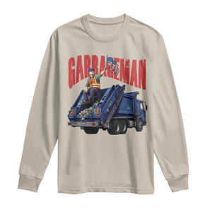 Garbageman Trump Garbage Truck 2024 Long Sleeve Shirt TS09 Sand Print Your Wear